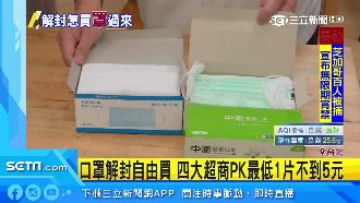 口罩解封！超商最低「1片不到5元」