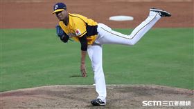 ▲中信兄弟先發投手米蘭達。（圖／記者劉彥池攝影）