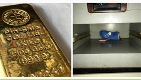 金條,鐵櫃,黃金(圖/翻攝畫面)