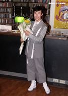 林語菲新歌搶聽會。（記者邱榮吉/攝影）