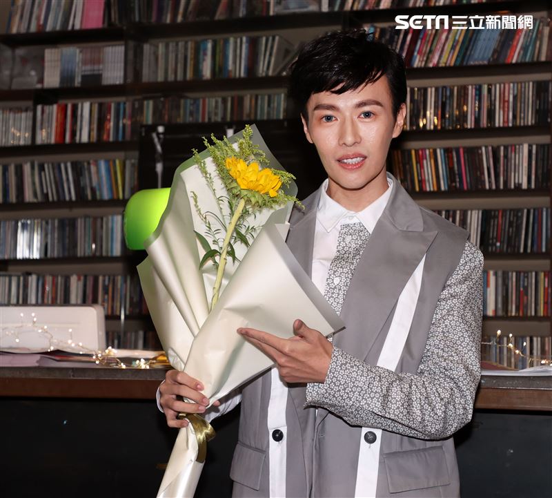 林語菲新歌搶聽會。（記者邱榮吉/攝影）