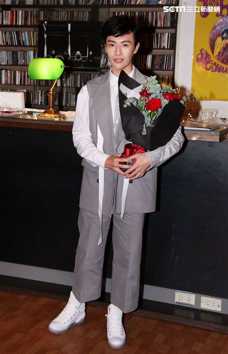 林語菲新歌搶聽會。（記者邱榮吉/攝影）