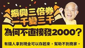 王浩宇,蘇貞昌,懶人包,振興經濟,三倍券
圖／翻攝自王浩宇臉書