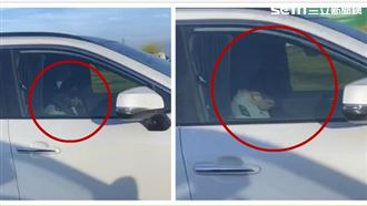累了嗎？國道驚見軍人開車放手睡覺