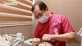 名家專用／NOW健康／沈瑞斌醫師表示，顏面針灸的技術可以幫助調理身體，讓眼睛變明亮，也可淡化眼周、嘴角、額頭等細紋，達到臉部微整。(勿用)