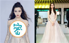 Angelababy穿上台灣訂製婚紗品牌NICOLE+FELICIA「心型乳」美炸。（圖／NICOLE+FELICIA提供）