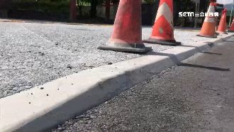 宜蘭道路藏陷阱　標線竟比路高6公分