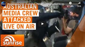 澳洲電視記者,美國白宮,警察攻擊,示威活動,調查(youtube)