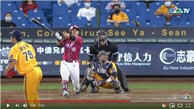 ▲藍寅倫擊出生涯第50轟。（圖／翻攝自CPBLTV）