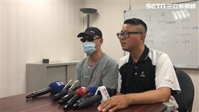 假髮公司小開出面喊話希望妻子回家。（圖／記者楊忠翰攝影）