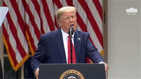 雙招反制中國！川普宣布美國退出WHO　取消香港特殊待遇（圖／翻攝自The White House YouTube）