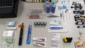 台北市刑大偵三隊破獲藍姓姊妹花違法從事牙齒美白醫療行為。（圖／翻攝畫面）