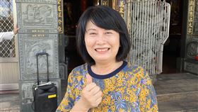 黃偉哲要用三倍券買禮物　太太盼收到防曬乳台南市長黃偉哲3日表示，要用「振興三倍券」來買禮物送給太太劉育菁和女兒。劉育菁（圖）則說，希望黃偉哲送她防曬乳，讓她在天氣熱時還可以到處玩。中央社記者楊思瑞攝　109年6月3日