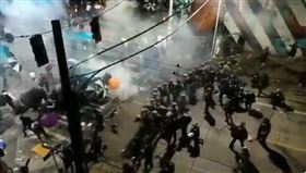 西雅圖示威遊行（圖／翻攝自@MaoDunWorld推特）