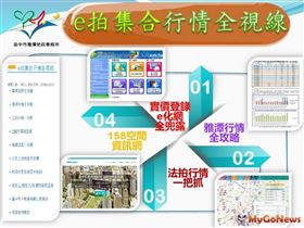 中市雅潭地所設地價e化網，完整揭露實價登錄（圖／台中市政府）