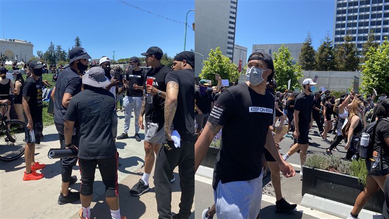 反警暴行　浪花兄弟上街加入抗議遊行