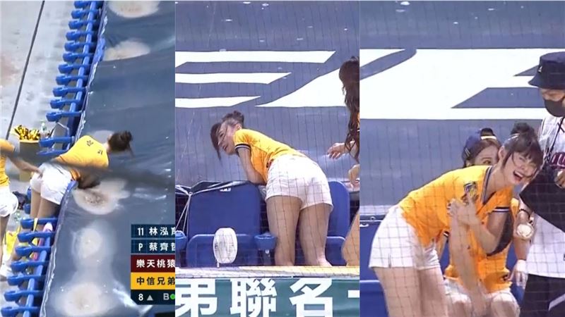 中職／短今被界外球打趴　球迷好心疼