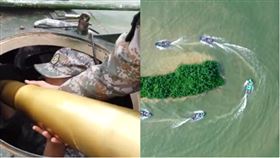 ▲被外界視為中國「攻台部隊」的解放軍第73集團軍、第74集團軍近日進行實彈登島軍演。（圖／翻攝自央視軍事微博)