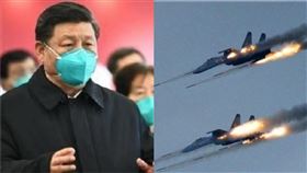 習近平、解放軍（組合圖／翻攝自微博、中國軍網）