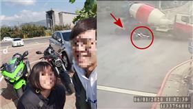 重機情侶,攝影師,水泥車,緣分,漁光島