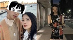 伊能靜與小哈利合照皆後製過臉蛋不曝光。（圖／翻攝自庾澄慶臉書、微博）