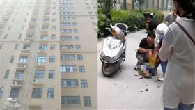 （圖／翻攝自東方今報）中國,三門峽,瓷磚,男童