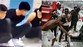 美國佛洛伊德之死!試圖煽動暴動!中國留學生:官方指使。（組圖／翻攝自推特）