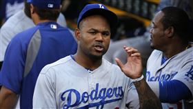▲前道奇外野手克勞佛（Carl Crawford）槍抵前女友頭被捕。（圖／美聯社／達志影像）