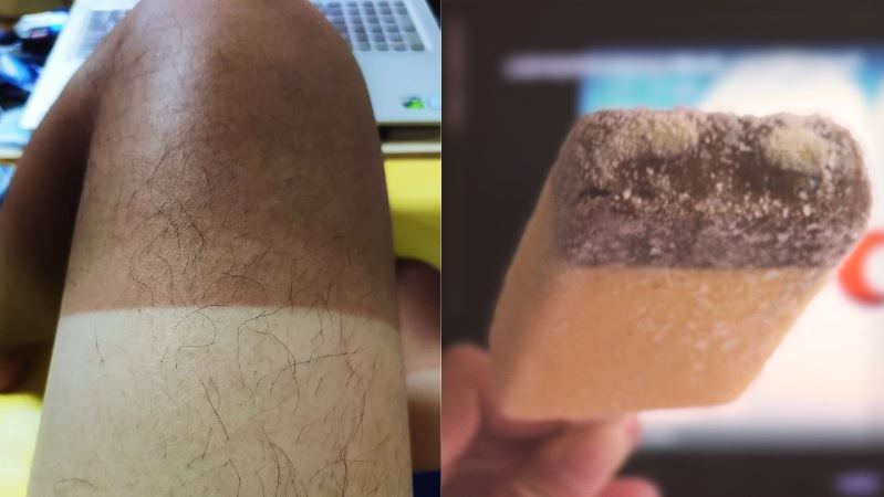 5千元單車褲太防曬　男腿成布丁雪糕