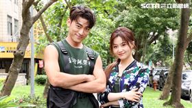 電影「媽我阿榮啦」演員楊小黎、徐愷三立新聞網專訪。（記者邱榮吉/攝影）