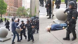 美警重推75歲老人！摔到頭破血流