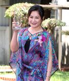 陳亞蘭榮獲國立師範大學「傑出學生」獎。（記者邱榮吉/攝影）