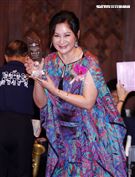 陳亞蘭榮獲國立師範大學「傑出學生」獎。（記者邱榮吉/攝影）