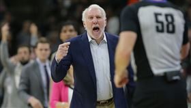 ▲馬刺總教練波波維奇（Gregg Popovich）。（圖／美聯社／達志影像）