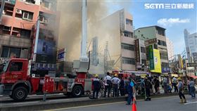 台中日式料理店大火／翻攝畫面