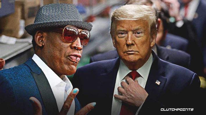 川普興高采烈發推　羅德曼神回打臉