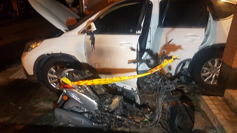 不爽被鄰砸車　女縱火報復「找錯人」