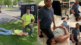 黑人之死全美示威！白人竟瘋傳「膝蓋壓脖」照…網怒轟（圖／翻攝自推特）
https://twitter.com/mhdksafa/status/1268469677388378112