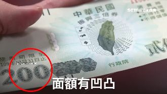 三倍券怎防偽？比照鈔票等級機密曝光