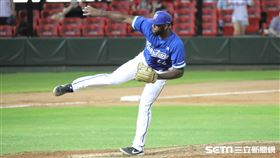 ▲富邦悍將先發投手索沙。（圖／記者劉彥池攝影）