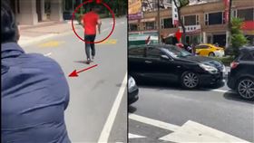 車禍,肇事,呼救,桃園,中正路,鎖喉,車禍糾紛（圖／翻攝畫面）