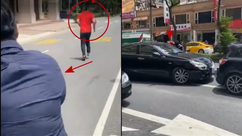 追撞前車談和不成　竟鎖喉後棄車逃逸