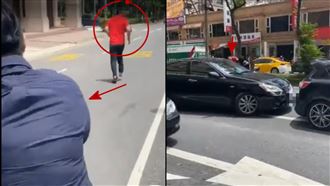 追撞前車談和不成　竟鎖喉後棄車逃逸