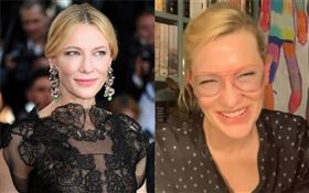  凱特布蘭琪（Cate Blanchett）/自主居家隔離受訪/（圖／翻攝自IG、YouTube）