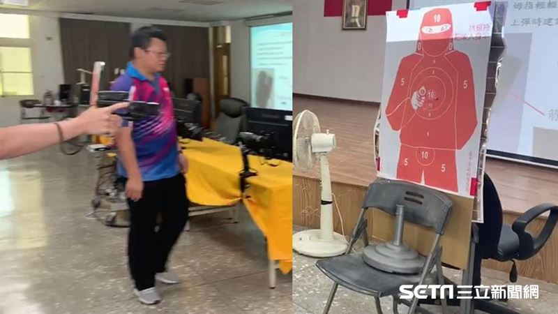 新配電擊槍　女警試射神準…男急夾腿