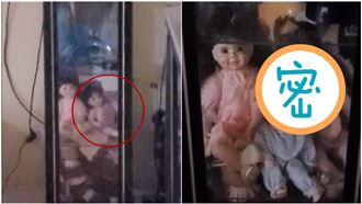 安娜貝爾？男錄影驚見娃娃坐起狠瞪