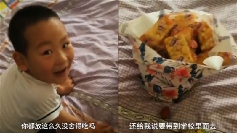 6歲萌娃藏零食　媽嚇壞：過年就在存