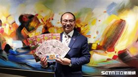 ▲台灣彩券總經理蔡國基。（圖／記者林辰彥攝影）