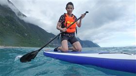 世界球后戴資穎體驗SUP立式划槳。（圖／翻攝自戴資穎IG）