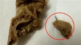 豬骨,中國,廣州,超市,針頭（圖／翻攝自微博＠天地大美不言）